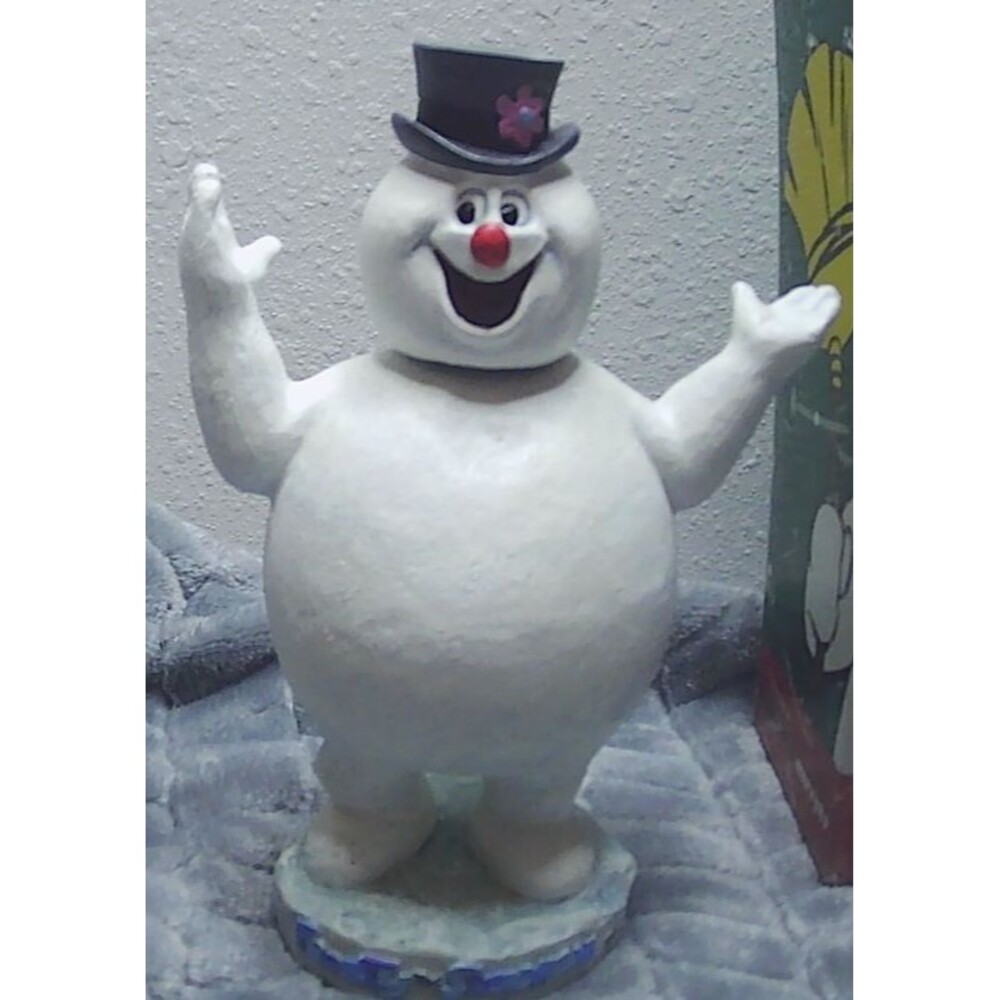 Mervyns Frosty The Snowman Bobblehead Collectible Limited Edition 2001 w/COA 7"